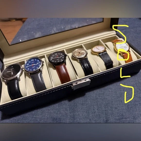 Men’s Watch Collection with Case - Picture 2 of 7